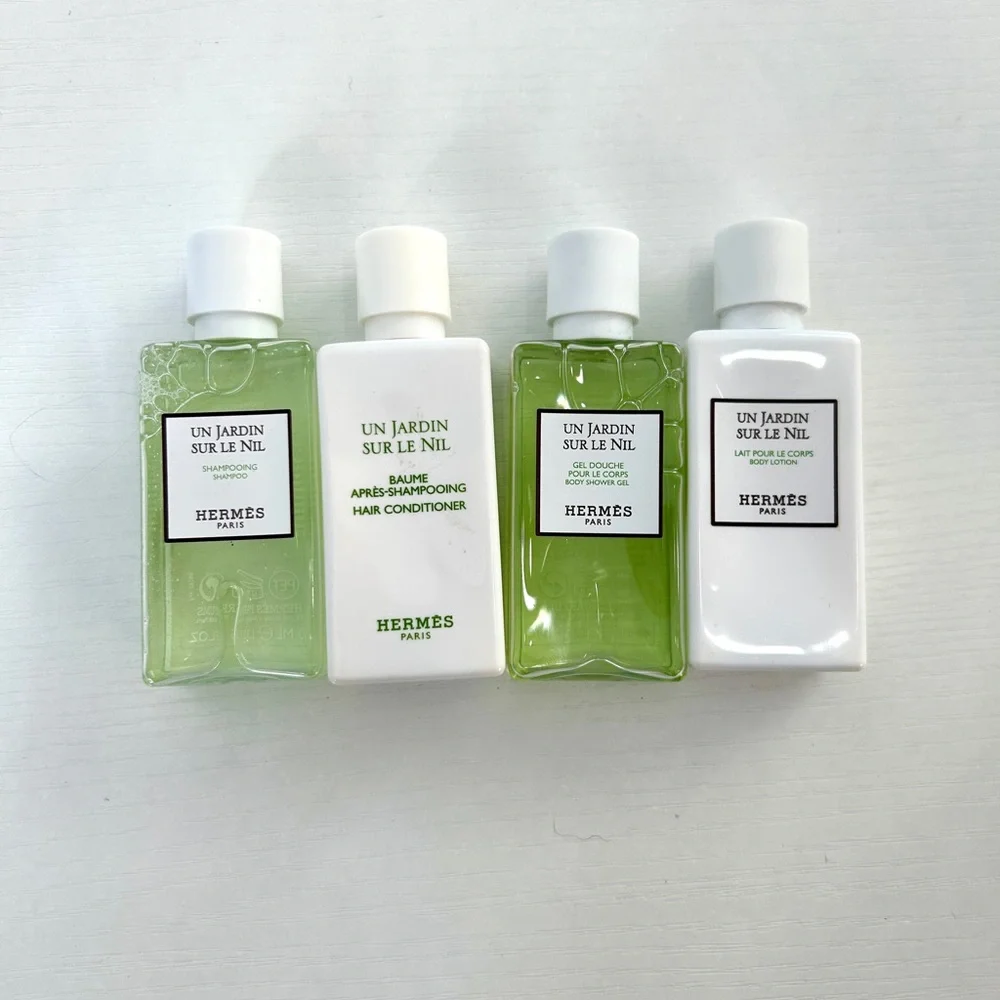 Hermes Un Jardin Sur Le Nil Bath Travel Bath & Gift Set - Picture 2 of 5